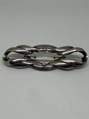 Vintage Art Deco Sterling Silver Brooch